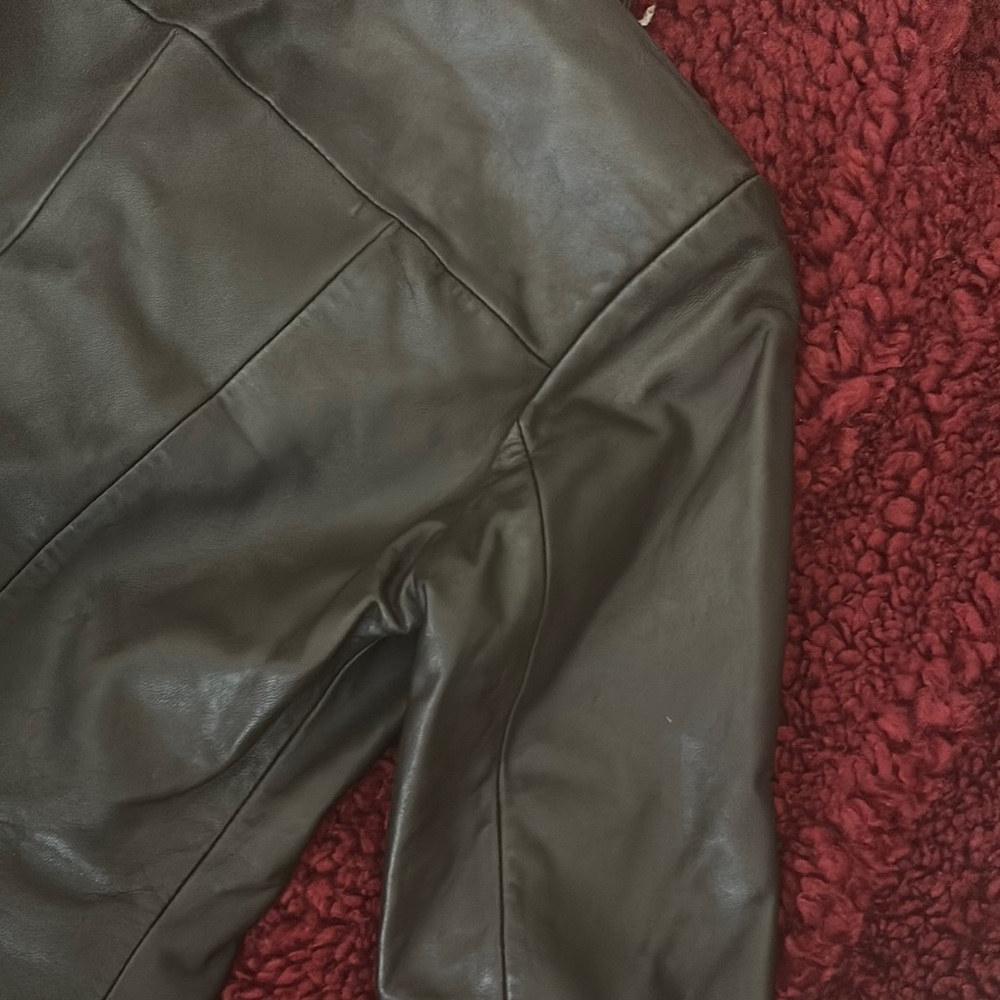 Wilsons Leather Brown Moto Leather Jacket - Picture 6 of 6